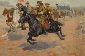 Rough Riders Cavalry by John Norval Marchand