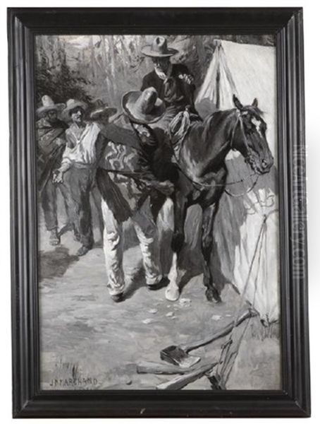 Cowboys And Vaqueros Having A Dispute - view 1