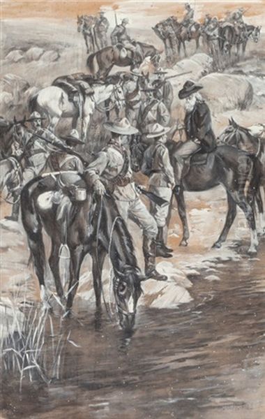 The Swartz Diamond Story Illustration, The Century Magazine, November 1902 - view 1