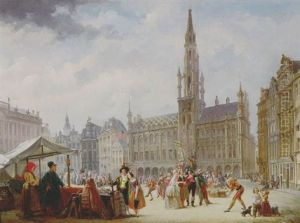 The Sunday Market At The Grand-place, Brussels