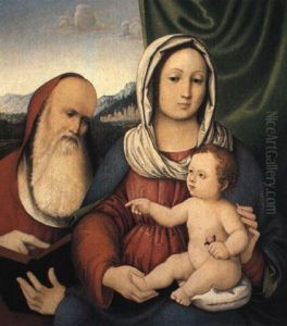 Madonna Col Bambino E San Gerolamo