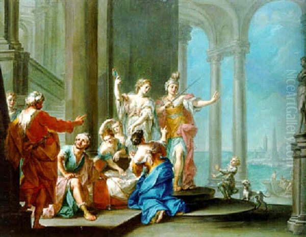 Achilles And The Daughters Of Lycomedes - view 1