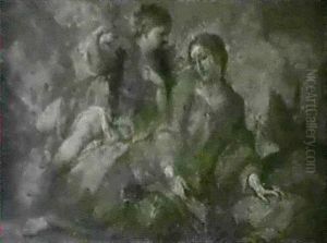 Christ In The Garden Of Gethsemane by Alessandro Marchesini