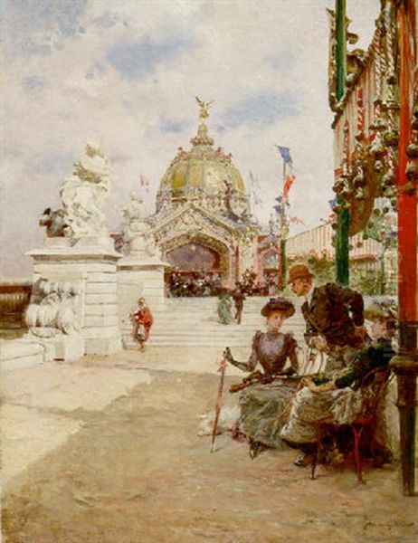 At The Expostition Universelle - view 1