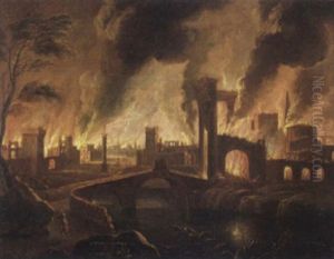 La Fuga Di Enea E Anchise Da Troia In Fiamme