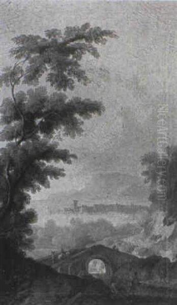 Paesaggio Marino Con Astanti - view 1