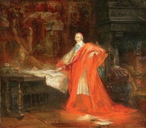 Portrait Of Cardinal Richlieu by Pinckney Marcius-Simons