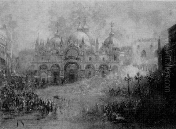 The Collapse Of The Campanile, Piazza San Marco, Venice - view 1