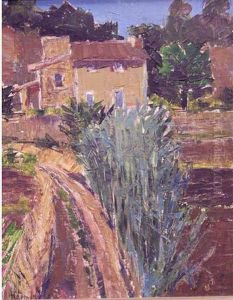 Vue De Village Mediterraneen by Marie Bermond