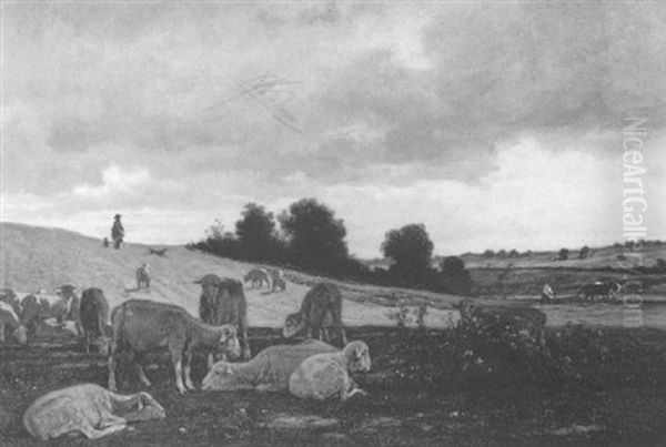 Moutons Au Paturage - view 1