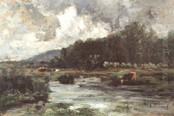 Landschaft Mit Aufziehendem Gewitter - view 1