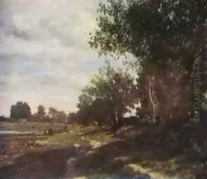 Bord D'etang by Emile Van Marcke De Lumman