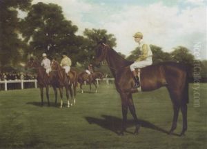 Courses A Newmarket by Jean Van Marcke De Lummen