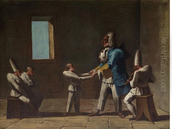 The Education Of Pulchinelli (set Of 4) - view 1