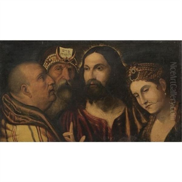 Christ And The Adulterous Woman - view 1