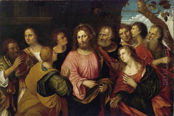 Christus Und Die Ehebrecherin - view 1