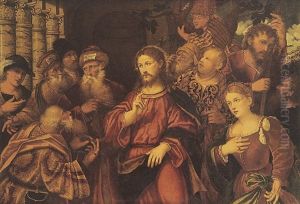 Le Christ Et La Femme Adultere by Rocco Marconi