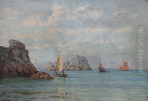 Bateaux Naviguant by Augustin Marie Paul Marcotte de Quivieres