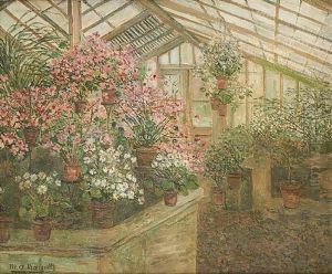 Dans Le Jardin Botanique A Rotterdam by Marie Antoinette Marcotte
