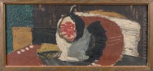 Nature Morte Aux Fruits Et Guitare by Louis Marcoussis