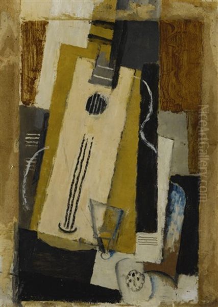 La Guitare Et L'as De Trefle - view 1