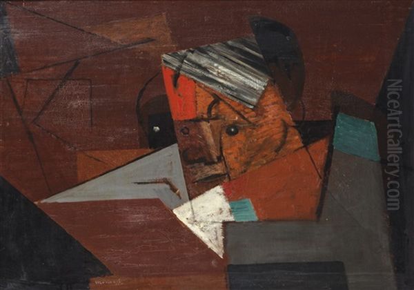 Composition Au Visage, Portrait Presume De {icasso - view 1