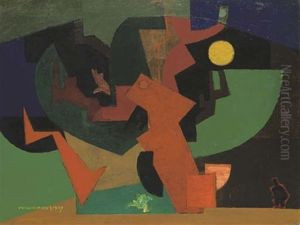 Nuit Ii (composition A La Grenouille) by Louis Marcoussis