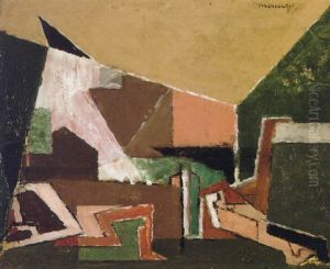 Figures Etendues Dans Un Paysage by Louis Marcoussis