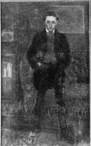 Portrait De Roland Dorgeles by Louis Marcoussis