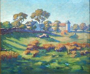 Landscape With Farm by Peter Marcus