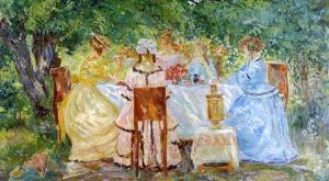 Puutarhassa (in The Garden) by Leonid Ivanovitch Marderosov
