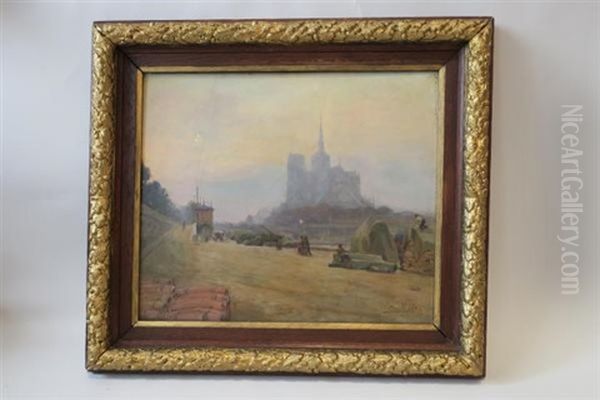 Notre Dame Depuis Le Quai De La Tournelle - view 1