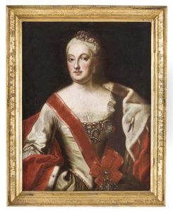 Dreiviertelportrat Der Kurfurstin Maria Anna Sophie Von Bayern