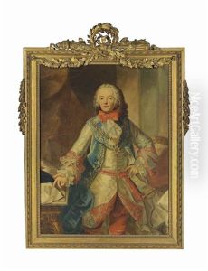 Portrait Of Johann Maximilian Iv, Comte Preysing-hohenaschau, Wearing The Collar Of The Order Of Saint George by George de Marees
