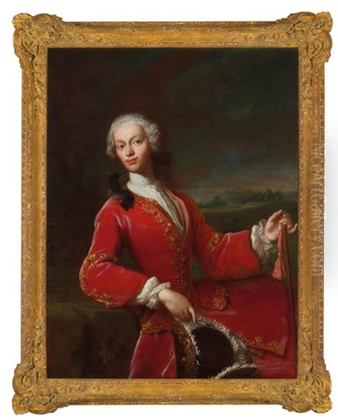 Bildnis Einer Vornehmen Dame Im Jagdkostum, Wohl Der Kurfurstin Maria Anna Von Bayern, Prinzessin Von Sachsen (1728-1797) - view 1