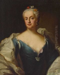 Damenbildnis (moglicherweise Kurfurstin Maria Anna Sophie Von Bayern, Prinzessin Von Polen Und Sachsen Dresden - 1797 Munchen) by George de Marees