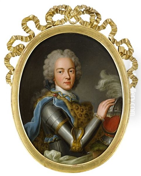 Portratt Av Greve Fritz Von Leiningen I Rustning - Midjebild - view 1