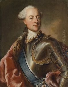 Bildnis Eines Grafen Von Hegnenberg-dux Mit Dem Kurfurstlich Bayerischen Hausritterorden Von St. Georg Und Dem Hubertusorden