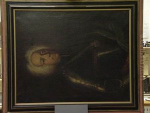 Portrat Eines Erzbischofs Mit Allongeperucke Und Brustharnisch