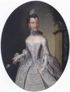 Bildnis Einer Vornehmen Dame Mit Brilliantenkollier by George de Marees