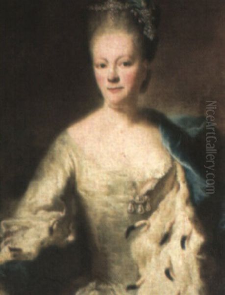 Portrait Of Josepha Hyacintha Grafin Von Parzie, Half-length - view 1