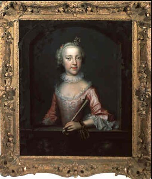 Bildnis Einer Jungen Dame Mit Einem Brillantendiadem - view 1