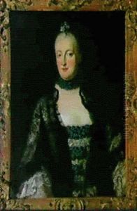 Bildnis Der Prinzessin Maria Anna Von Sachsen by George de Marees