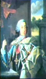 Bildnis Des Kurfursten Clemens August Von Kooln Als Hoch- Meister Des Deutschen Ordens by George de Marees