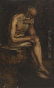 Studie Des Heiligen Hieronymus by Hans von Marees