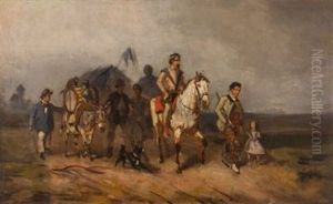 Fahrendes Volk by Hans von Marees