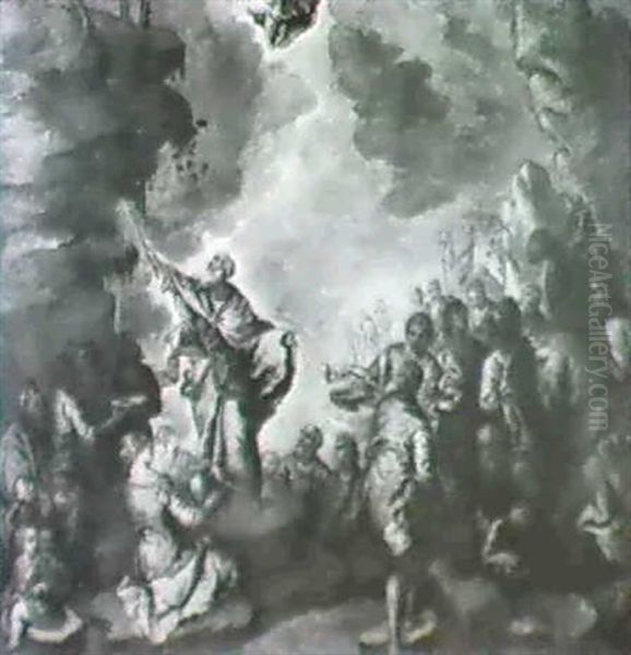Mose Che Fa Scaturire L'acqua Dalla Roccia - view 1