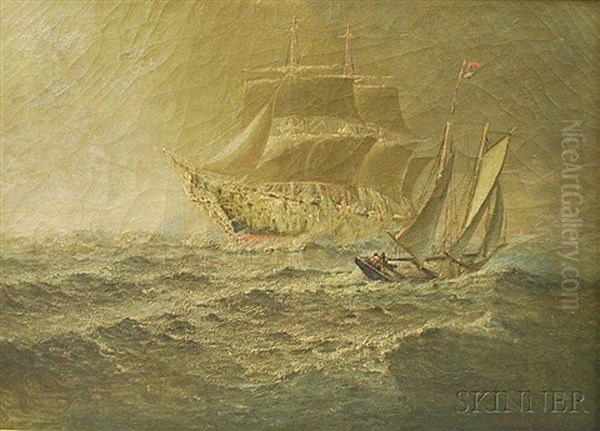 Schooner Encrusted In Ice - view 1