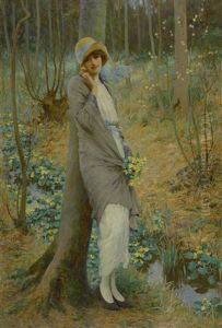 Marsh Marigolds by William Henry Margetson