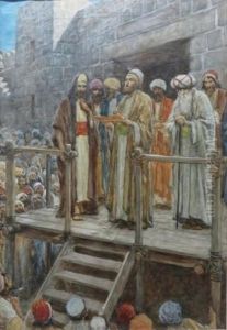 Scene From The Bible (the Followers) by William Henry Margetson